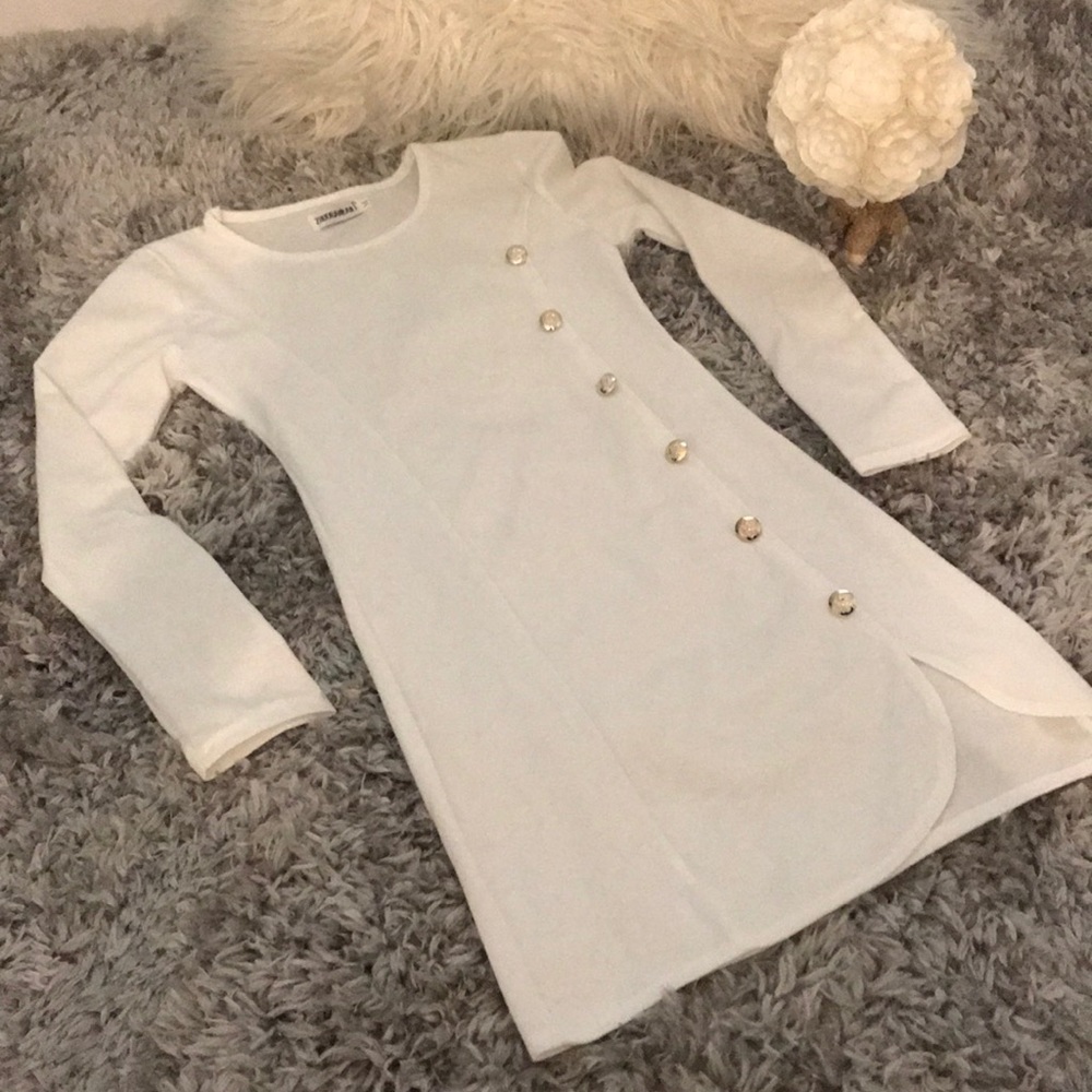 White long sleeve dress NWOT